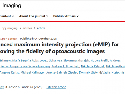 6 October 2025: New OPTOMICS publication out in npj Imaging!