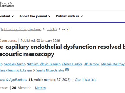 3 January 2026: New OPTOMICS publication out in Light: Science & Applications!